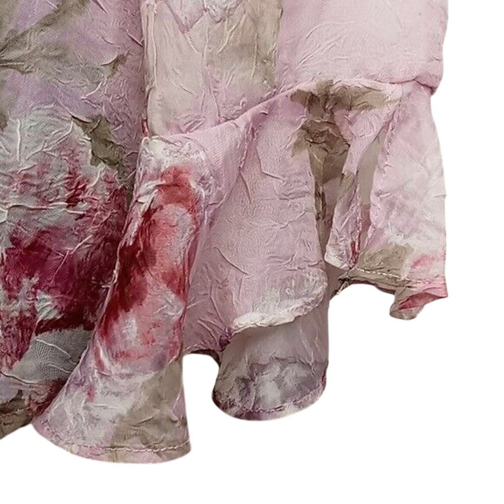 R & M Richards Vintage Lilac Floral & Feminine Blouse - 14 - Picture 3 of 9